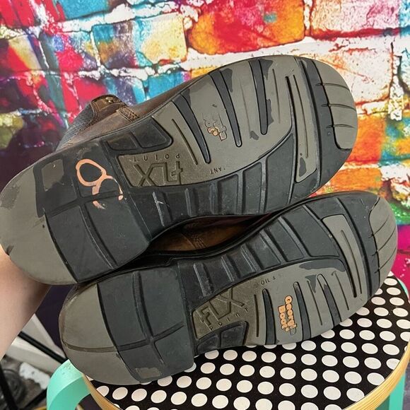 Georgia Boot Flexpoint Waterproof 6" Work Boot Comfort Core G6544 Mens 9D - Picture 6 of 7